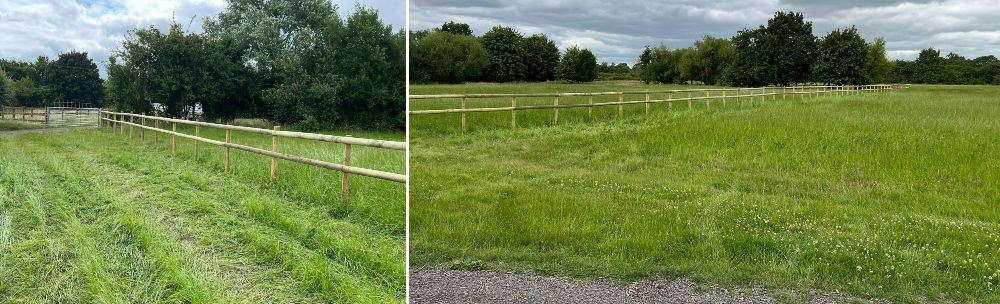 Agricultural fencing in Ickford, near Thame